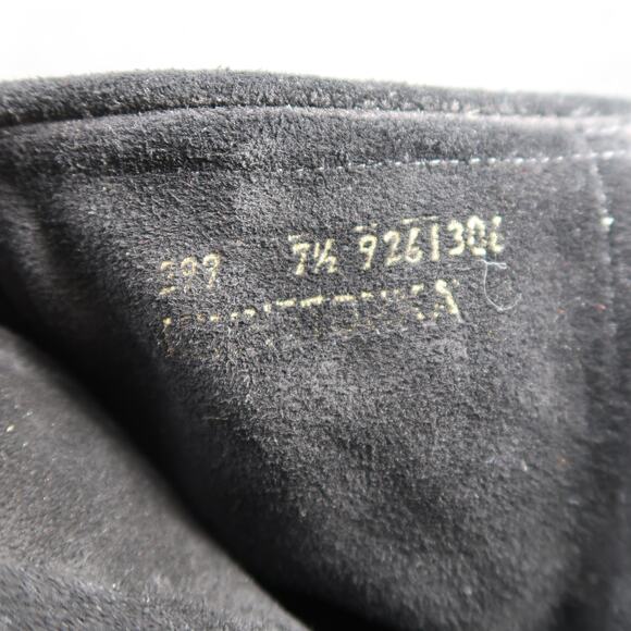 Minnetonka Shoes Womens 7.5 Bootie Moccasin Leather Hi Top Back Zip Fringe Black - Picture 13 of 13